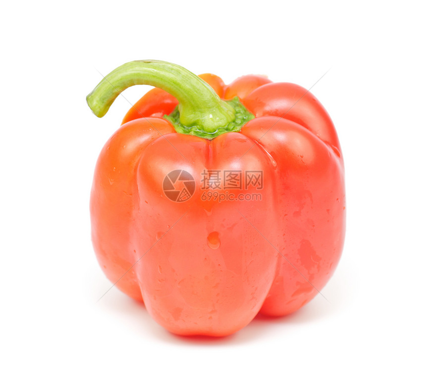 红铃辣椒蔬菜白色烹饪食物营养宏观绿色红色植物饮食图片