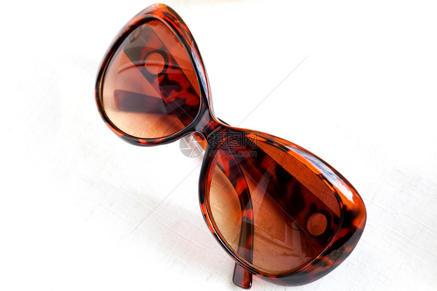 太阳墨镜太阳镜配饰塑料紫外线女性眼睛白色棕色反射光学图片