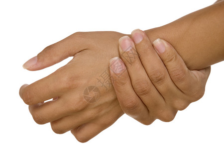 手臂脉冲测量人手快乐保健帮助女士病人手腕护理手指压力脉动背景图片