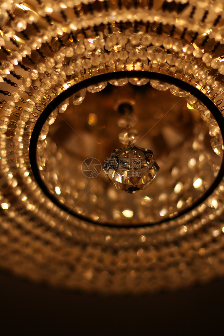 香黛尔酒店古董微光吊灯房子天花板卵石灯泡派对珠宝图片