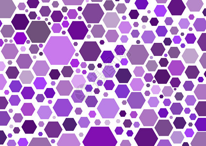 六角紫背景图片