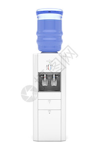 冷水器瓶子器具冷却器售货机温度电子办公室塑料白色背景图片