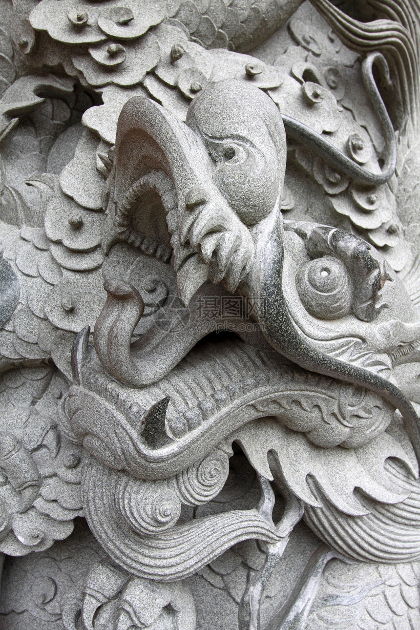 中国的龙雕建筑学信仰雕塑工艺摄影宽慰文化石头宗教雕刻图片