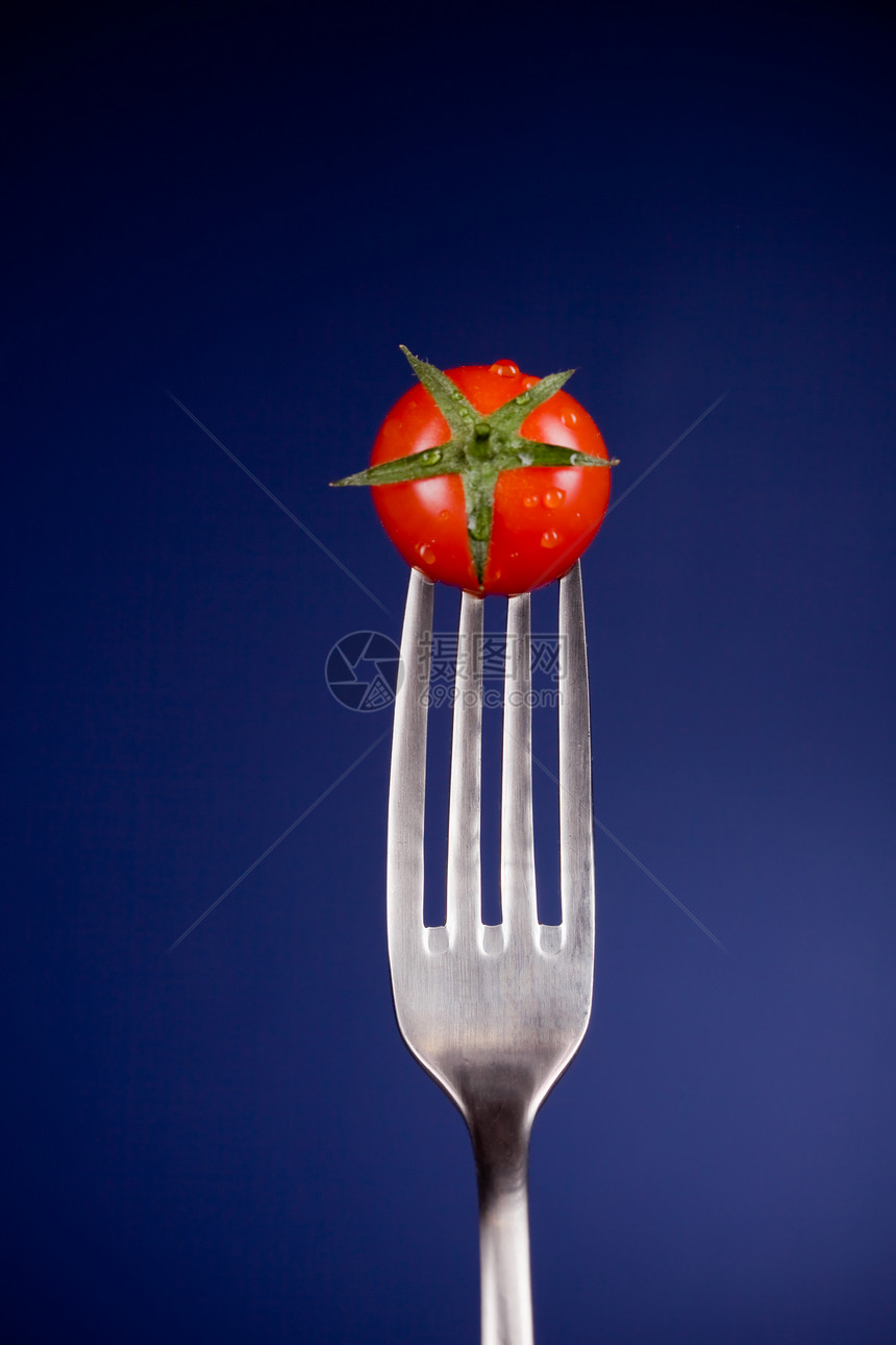 用番茄叉食谱用具照片金属餐具横幅烹饪静物沙拉刀具图片