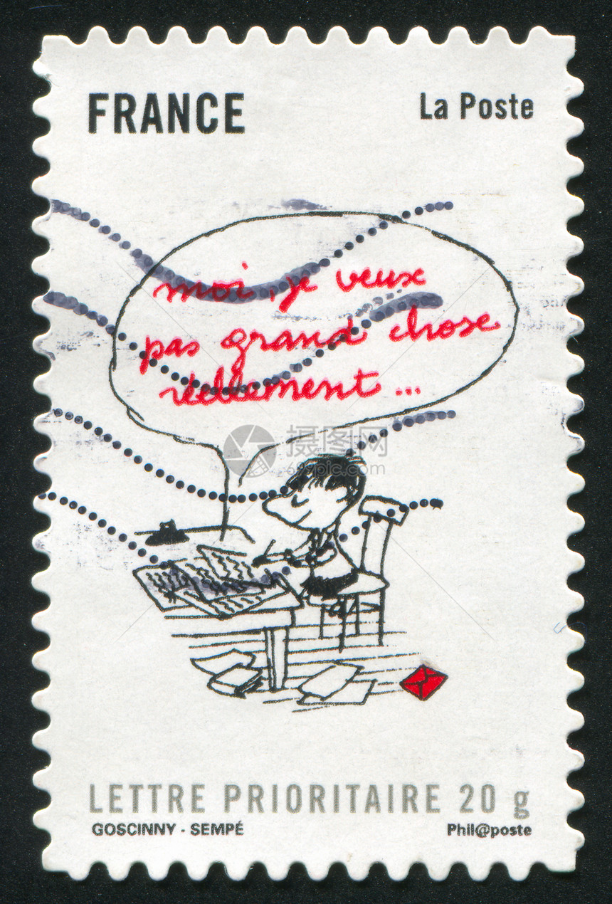 勒皮特尼古拉斯写作插图椅子邮件床单邮票头发地面邮戳家具图片