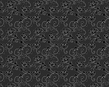 汉兰达壁纸达马斯克壁纸布料窗帘墙纸装饰绘画曲线织物插图黑色艺术品背景