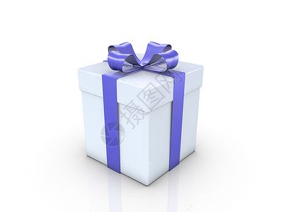 蓝色格调礼品盒包装惊喜礼物感激丝绸蓝色绳索意外节日庆典背景