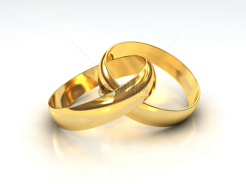 结婚戒指周年金属订婚已婚教会新娘婚礼婚姻金子白色图片