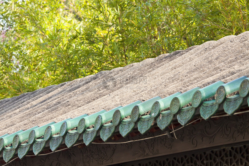 寺庙屋顶传统建筑蓝色旅行遗产旅游神社天空历史观光图片