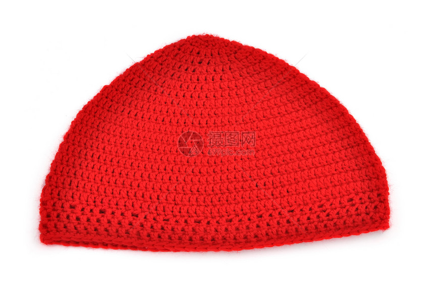 羊毛帽针织红色衣服转矩头饰温暖服饰棉布图片