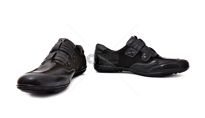 运动鞋衣服铆钉橡皮黑色鞋带鞋类水平运动蕾丝皮革图片
