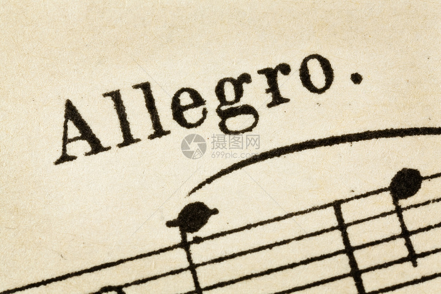 Allegro - 快速音乐节奏图片