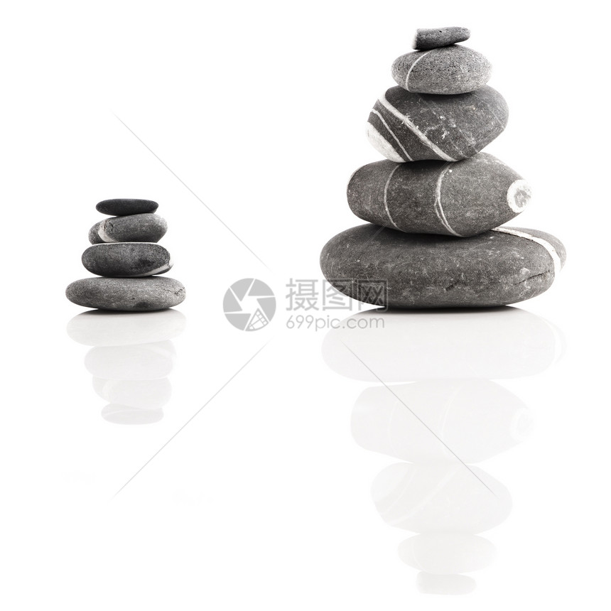 斯帕石块按摩温泉卫生平衡治疗冥想保健金字塔洗澡岩石图片