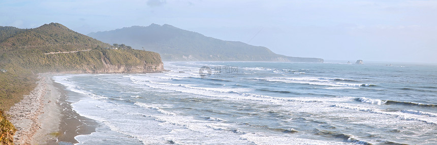 新西兰全景沿岸线新西兰图片