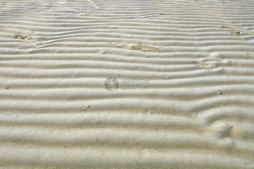 海滩模式晴天地标线条干旱海洋金子沙丘波纹海浪海岸图片