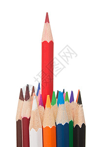 铅笔艺术艺术家学校工具白色背景图片