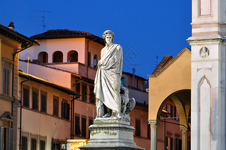 纳塔莱斯但丁阿利吉耶里佛罗伦萨旅行游客历史宗教大教堂城市旅游纪念碑地标教会背景