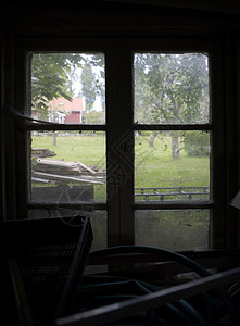 破旧的窗户家居房子框架阳光背景图片