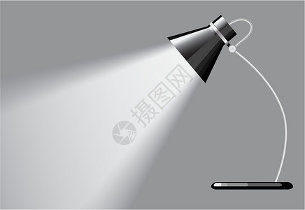 桌台灯聚光灯活力灰色广告产品阴影背景图片