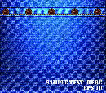 书籍腰封牛仔裤纹理棉布接缝缝线纤维蓝色帆布牛仔布缝纫图纸插画