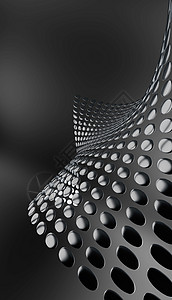抽象金属四环板活力力量网络玻璃海浪涟漪数字化运动科学插图背景