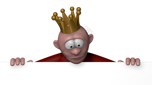 漫画王冠素材K 国王白色男性插图漫画男人职员木板版税君主王子背景