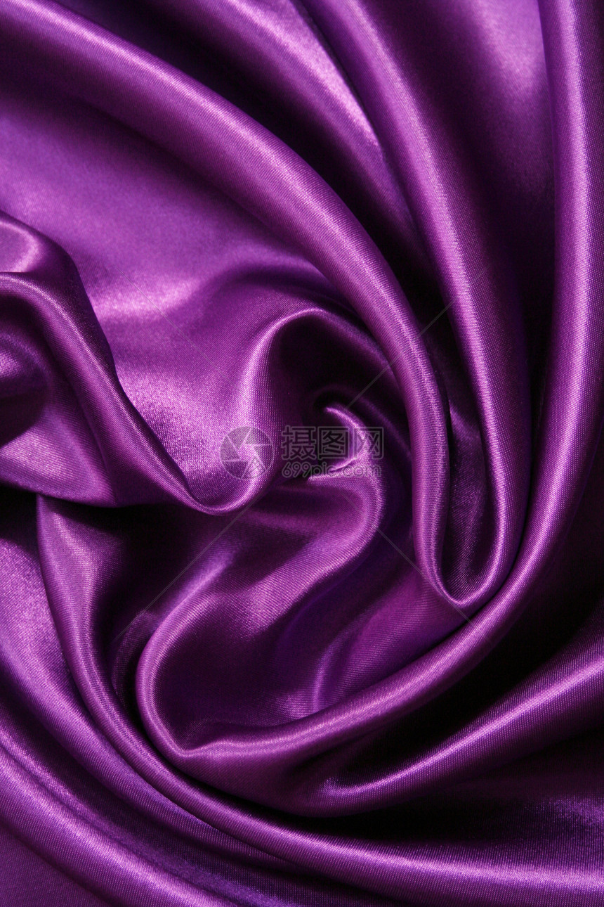 平滑优雅的丝绸可用作背景投标织物布料银色粉色曲线材料感性纺织品版税图片