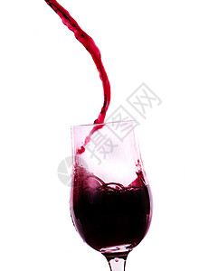 红酒飘入玻璃中饮料酒杯反射液体水晶酒吧白色气泡庆典流动背景图片