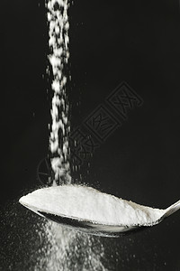 碳酸双碳酸盐药品苏打代理人白色化学品碳水黑色烘烤医疗粉末背景图片