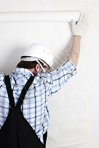 白格子墙素材附加壁纸墙纸男性维修改造调色板就业抹布公寓装修承包商背景