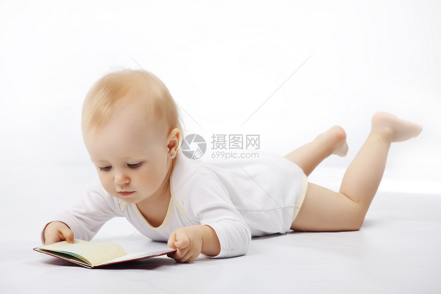 婴儿宝宝白色育儿女儿教育幸福学习孩子女孩快乐男生图片