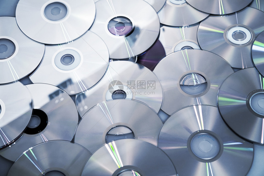 光盘白色收藏音乐燃烧技术软件团体空白塑料磁盘图片