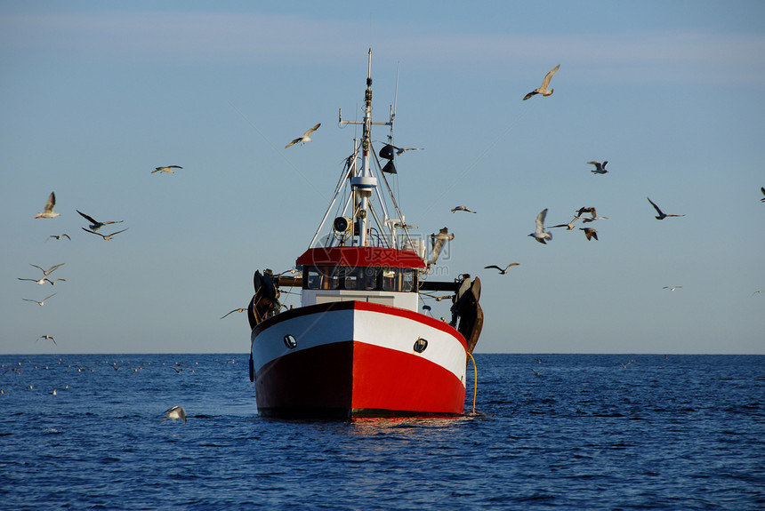 钓鱼蟒地平线海岸线送货工作食物渔民房子钓鱼渔船桅杆图片
