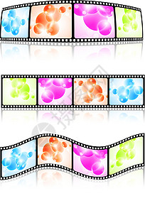 胶片边界插图摄影框架电影工作室视频幻灯片背景图片