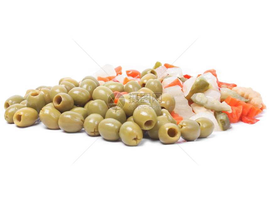 混合蔬菜食物宏观美食芹菜盘子洋葱白色沙拉绿色胡椒图片