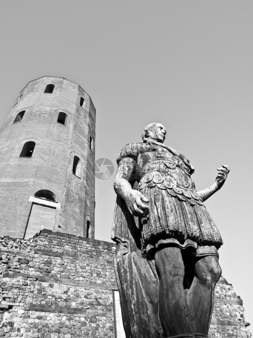 奥古斯都罗马雕像地标雕塑中心天际联盟皇帝纪念碑建筑学全景城市图片