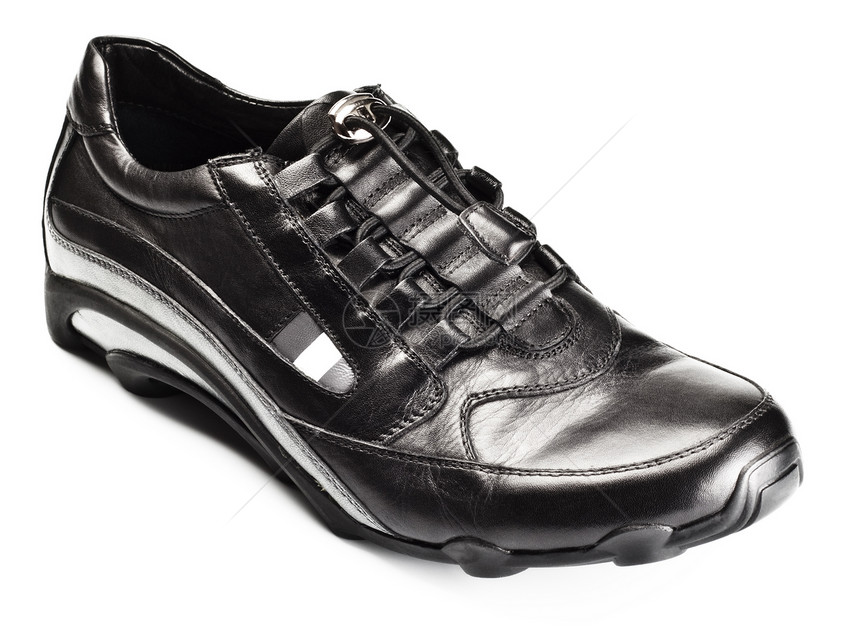 运动鞋服饰鞋带男性扣子照片黑色靴子鞋类衣服套装图片