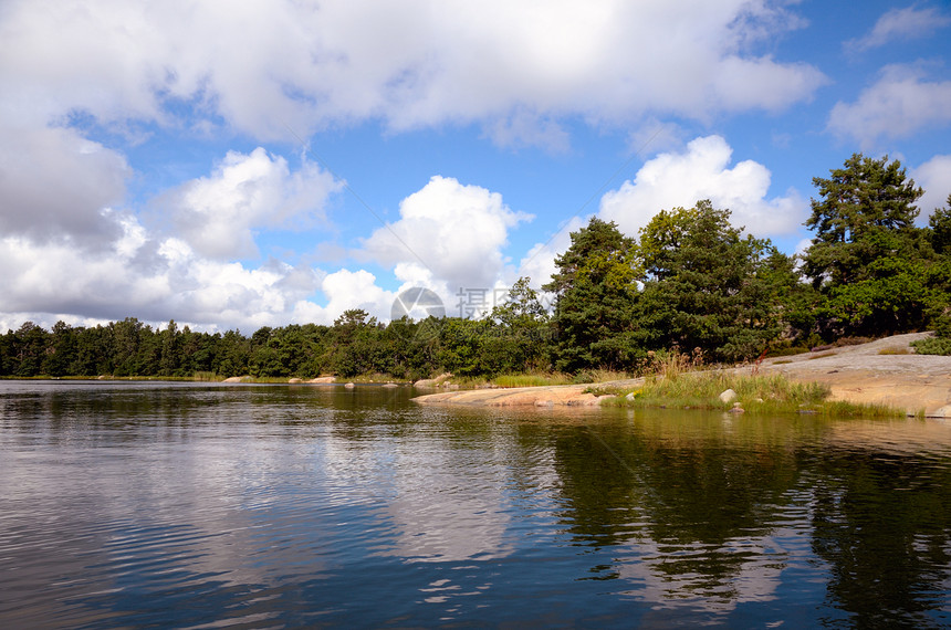 瑞典群岛Name晴天阳光风景波浪支撑季节岩石蓝色天气白色图片