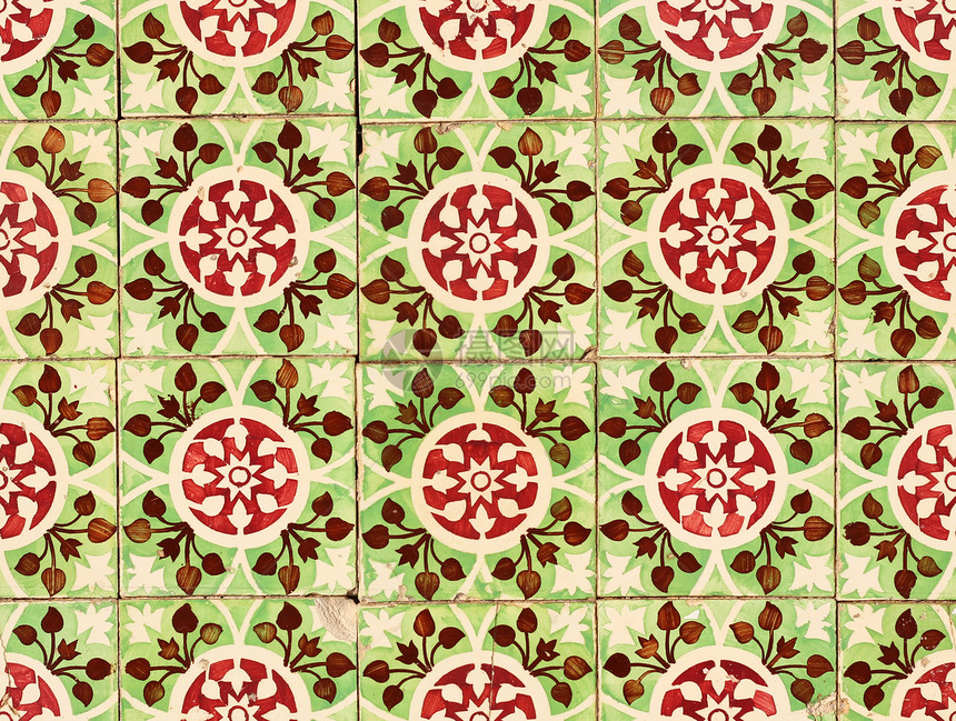 葡萄牙语绿色玻璃瓷砖的详情艺术石工材料正方形几何几何学手工工艺艺术家墙纸图片
