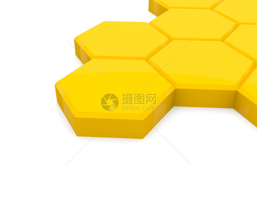 黄色抽象单元格卫生网络保健细胞蜂蜜蜂窝白色蜜室六边形图片