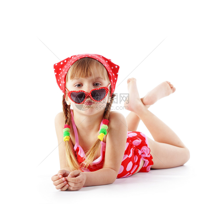 暑期儿童泳装快乐女性海滩育儿假期女儿乐趣工作室娱乐图片