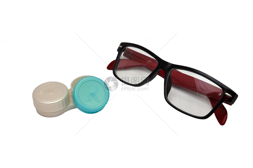 立体透镜和眼镜图片
