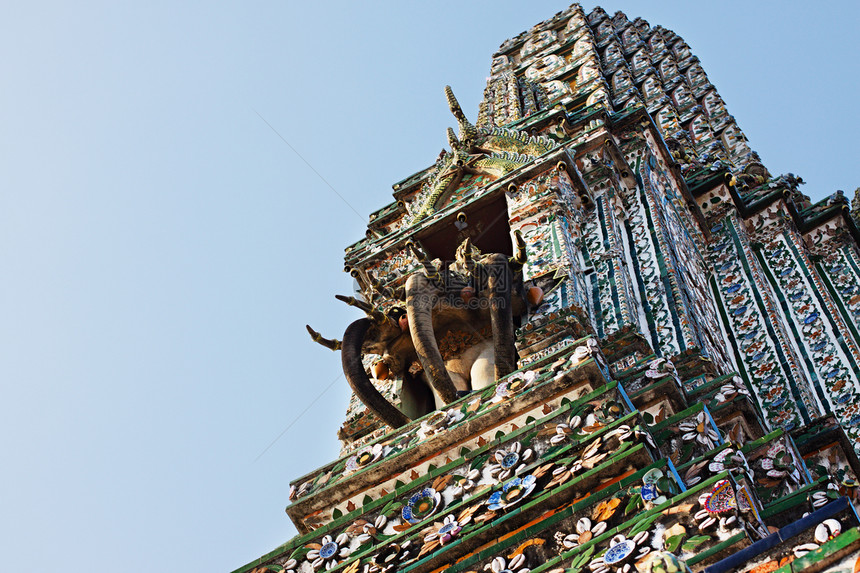 Wat Arun 网文化建筑学宗教神社旅行寺庙佛教徒城市连体景观图片