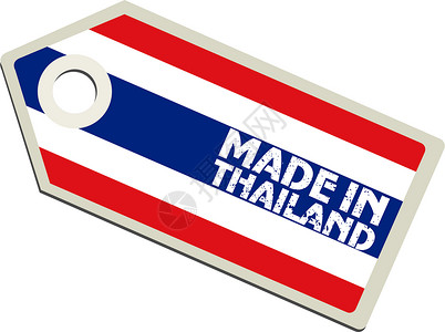 泰国制造的病媒标签背景图片