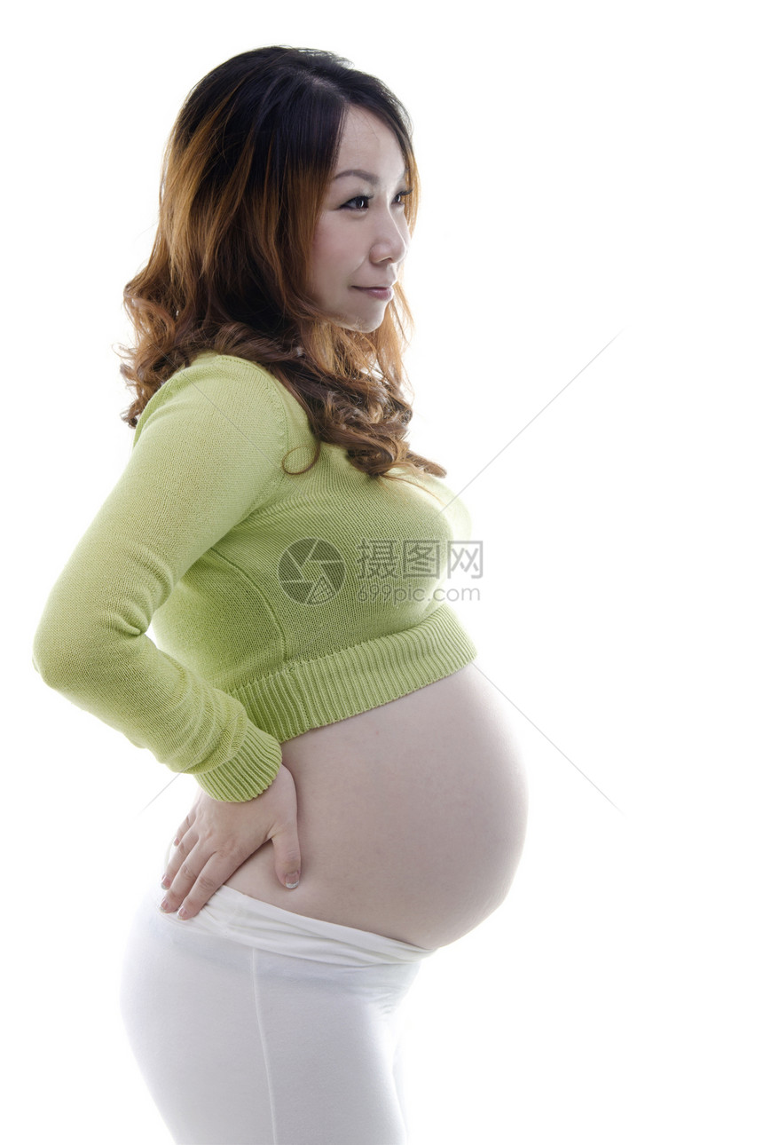 亚洲怀孕妇女母亲卫生母爱白色女士产妇父母平底锅女性婴儿图片