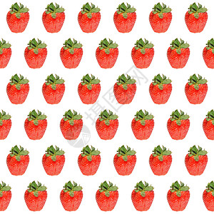 草莓背景白色红色墙纸食物背景图片