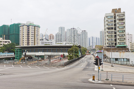 香港市中心公寓和交通费建筑屯门公寓城市经济摩天大楼中心银行学校金融背景