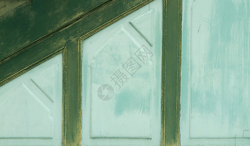 传统泰国语风格窗口木头入口绿色街道建筑墙纸房子城市背景图片