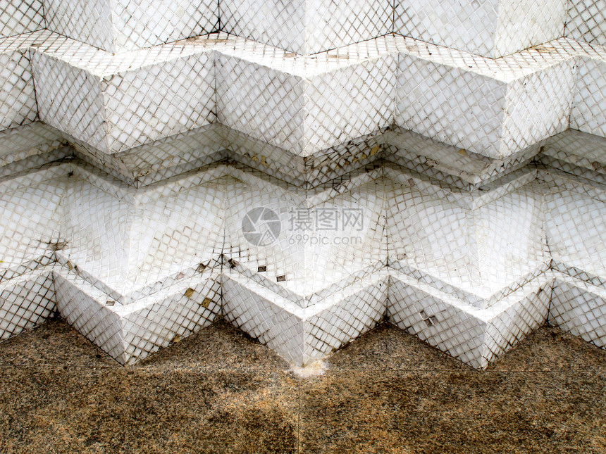 花岗岩地板上的旧白墙陶瓷材料水泥大理石地面空白风格锯齿艺术建筑学图片