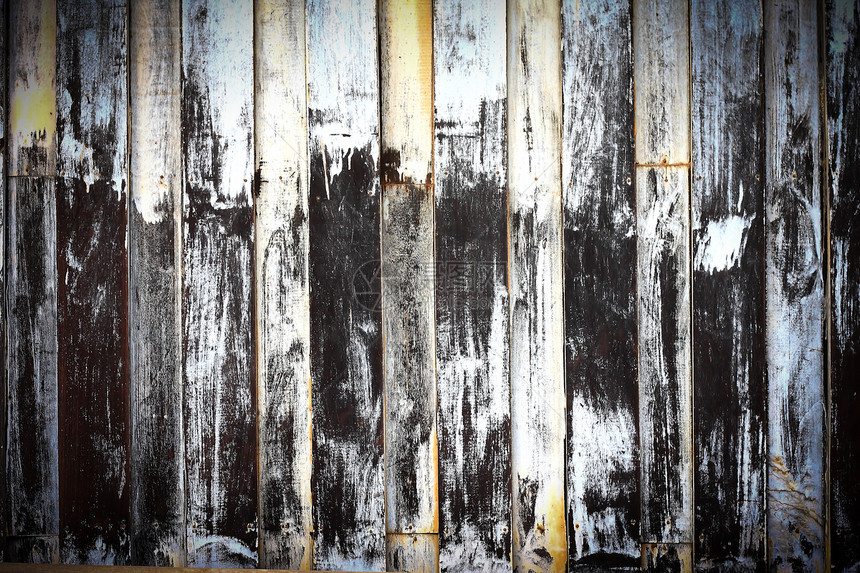 气象化木板板白色条纹剥皮木头风化硬木栅栏木板粮食图片